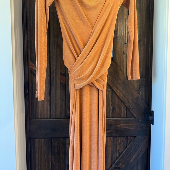 Significant other Rosie long sleeve dress caramel - Picture 4 of 7